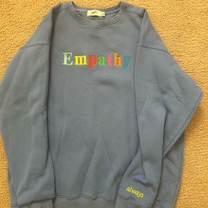 Empathy oversized crewneck